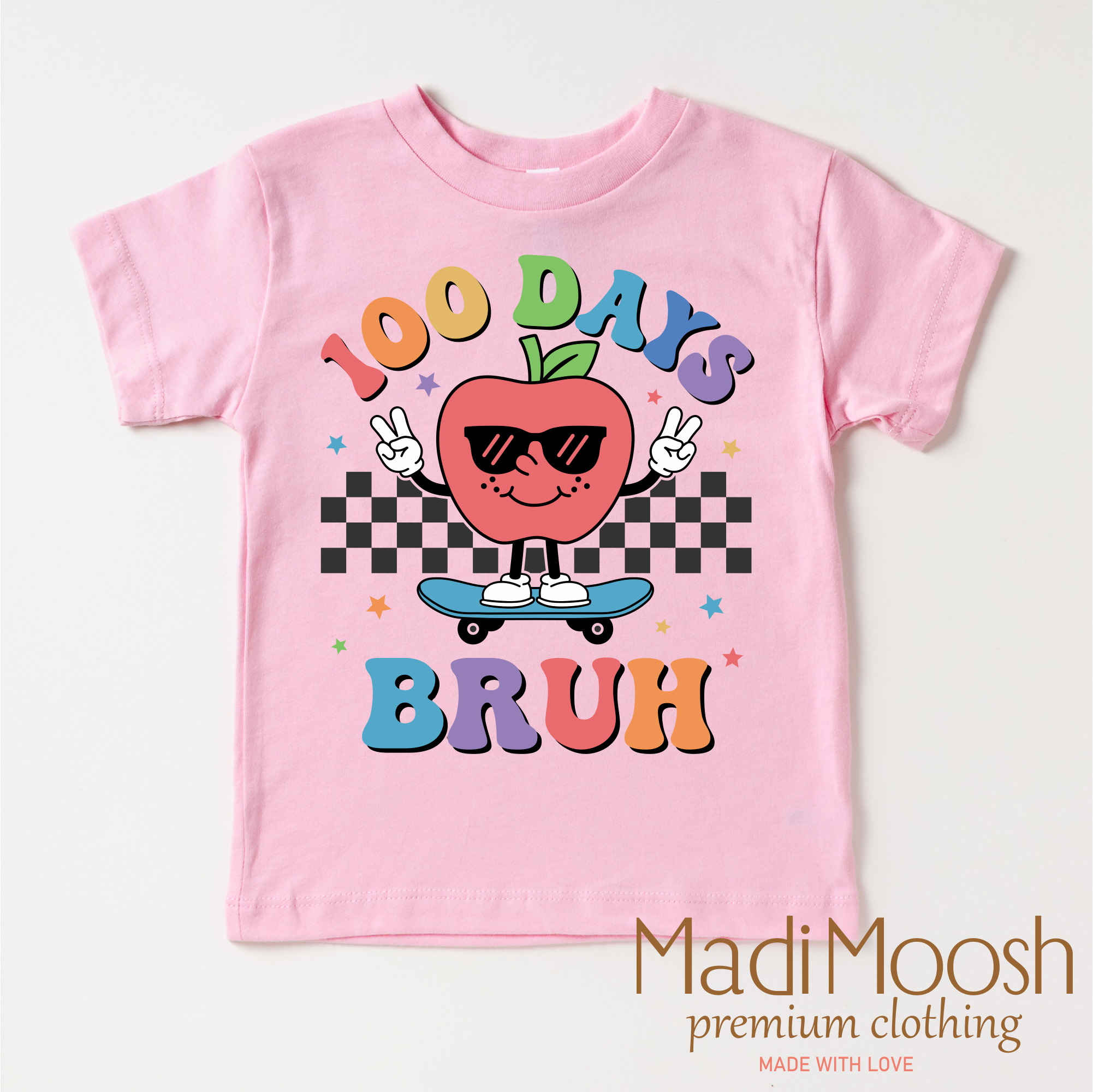 100 Days Bruh School Shirt - School Tee