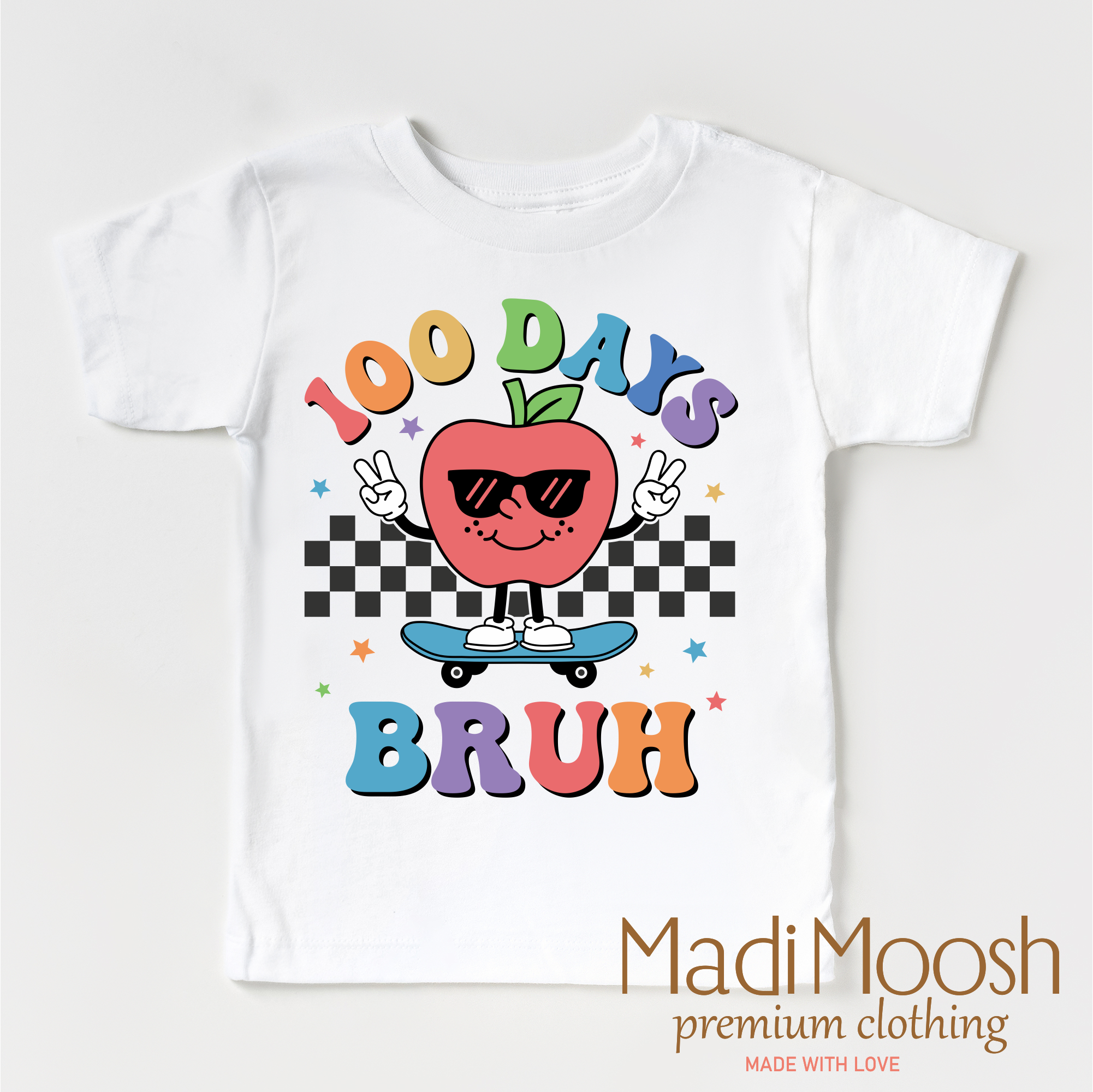 100 Days Bruh School Shirt - School Tee