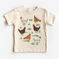 Cute Retro Chicken Farm Shirt - Chicken Tee