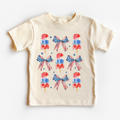 Ice Cream And Bows July 4th  Shirt - Independence Day Tee
