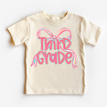 Girls 3rd Grade Bow Back To School Shirt - First Day Of School Tee