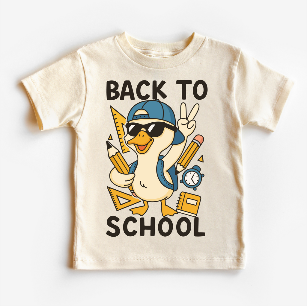 Boys Back To School Goose Shirt - Cute Back To School Tee