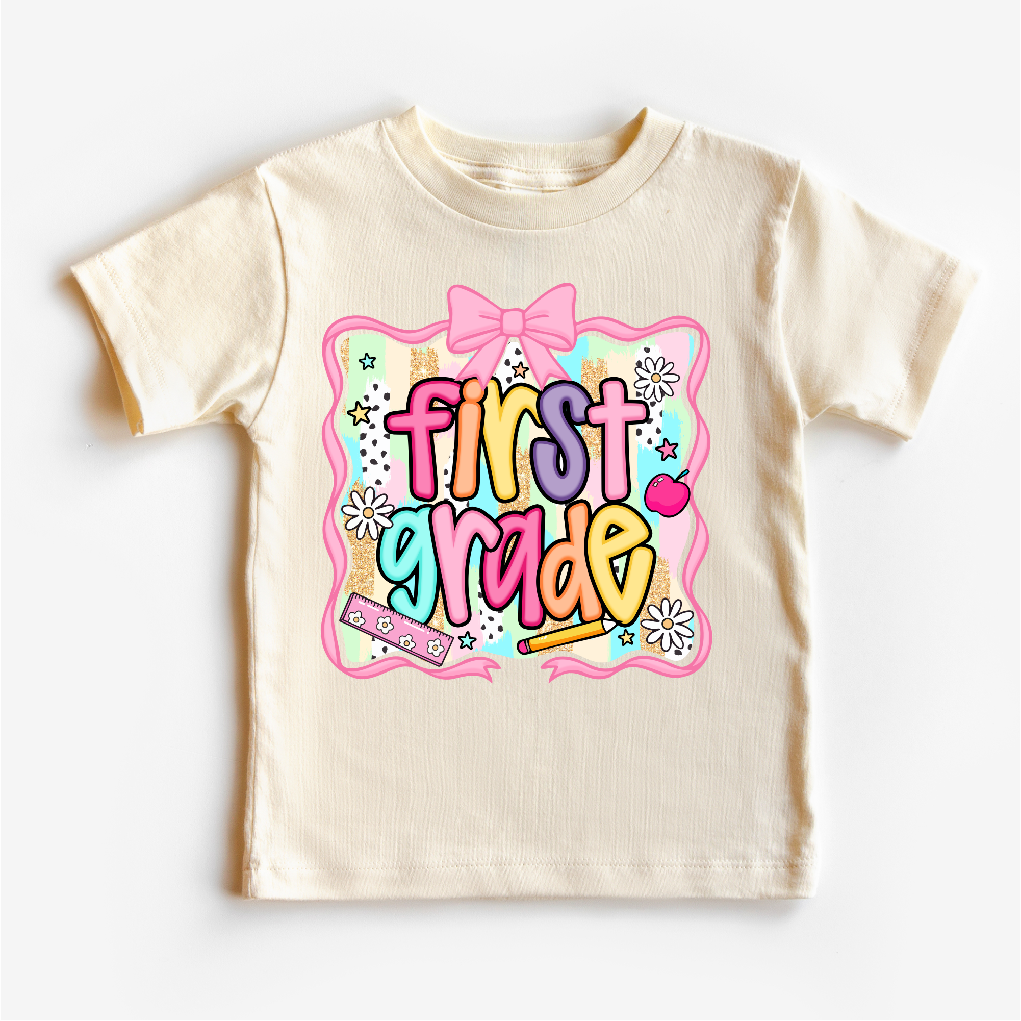Girls 1st Grade School Shirt - Back To School Tee