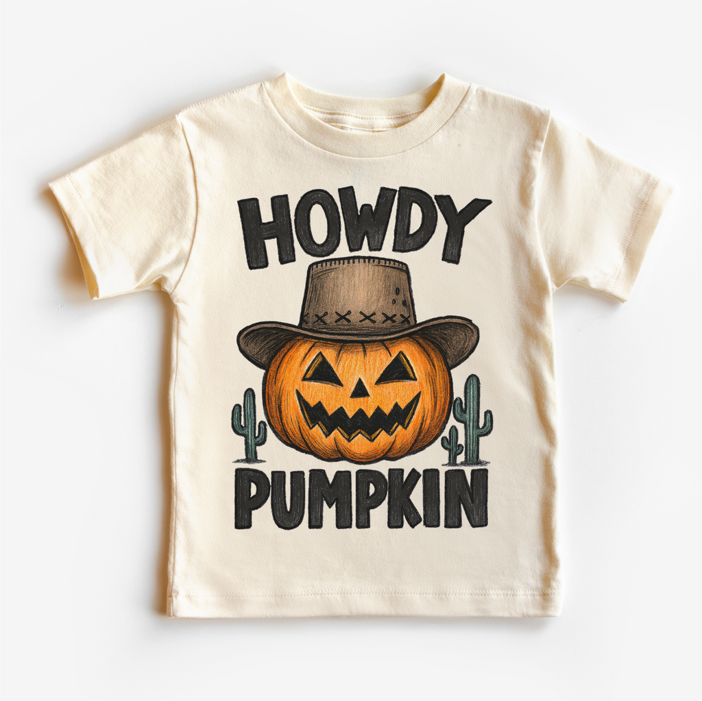 Howdy Pumpkin Western Halloween Shirt - Halloween Tee