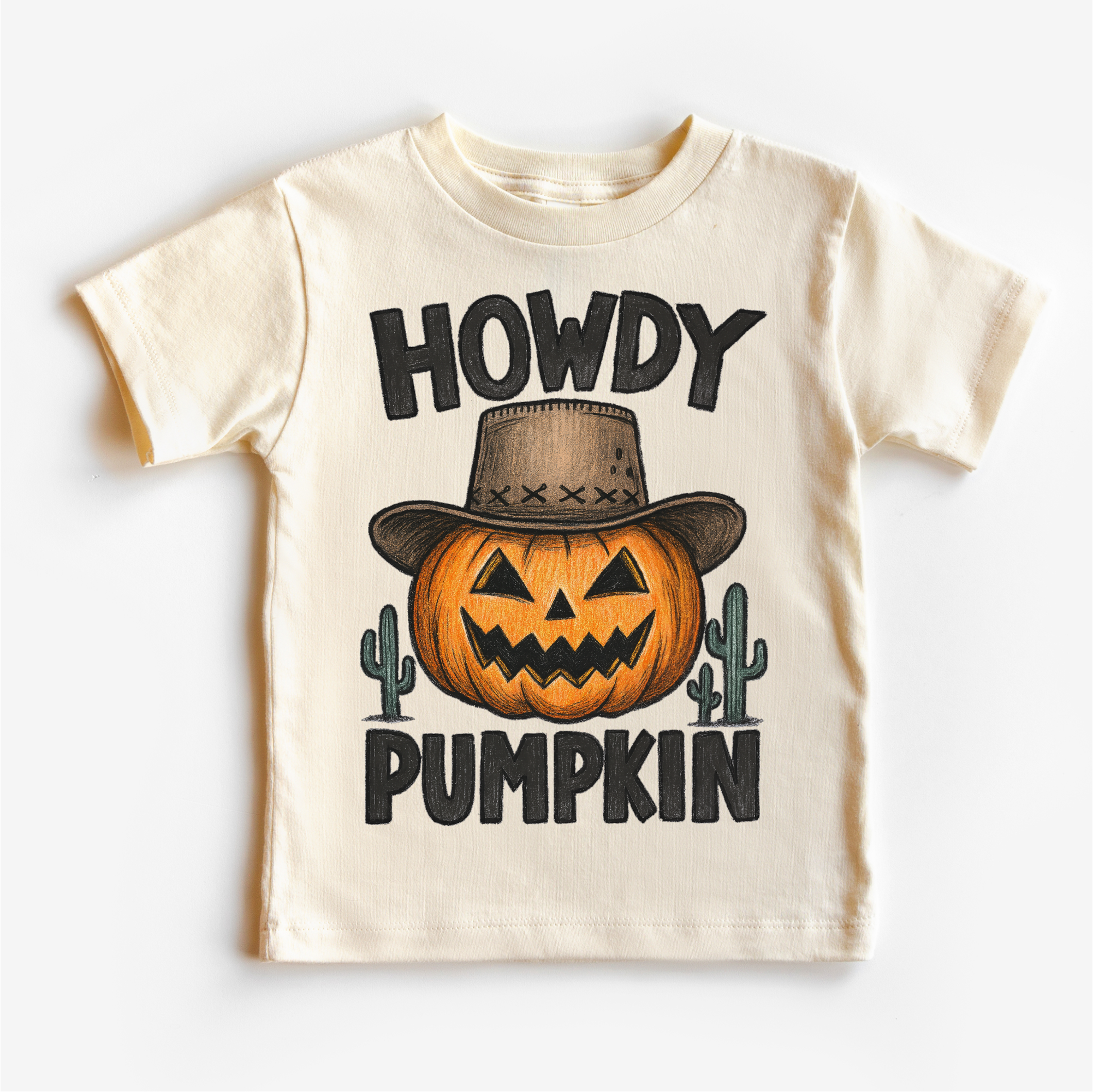 Howdy Pumpkin Western Halloween Shirt - Halloween Tee
