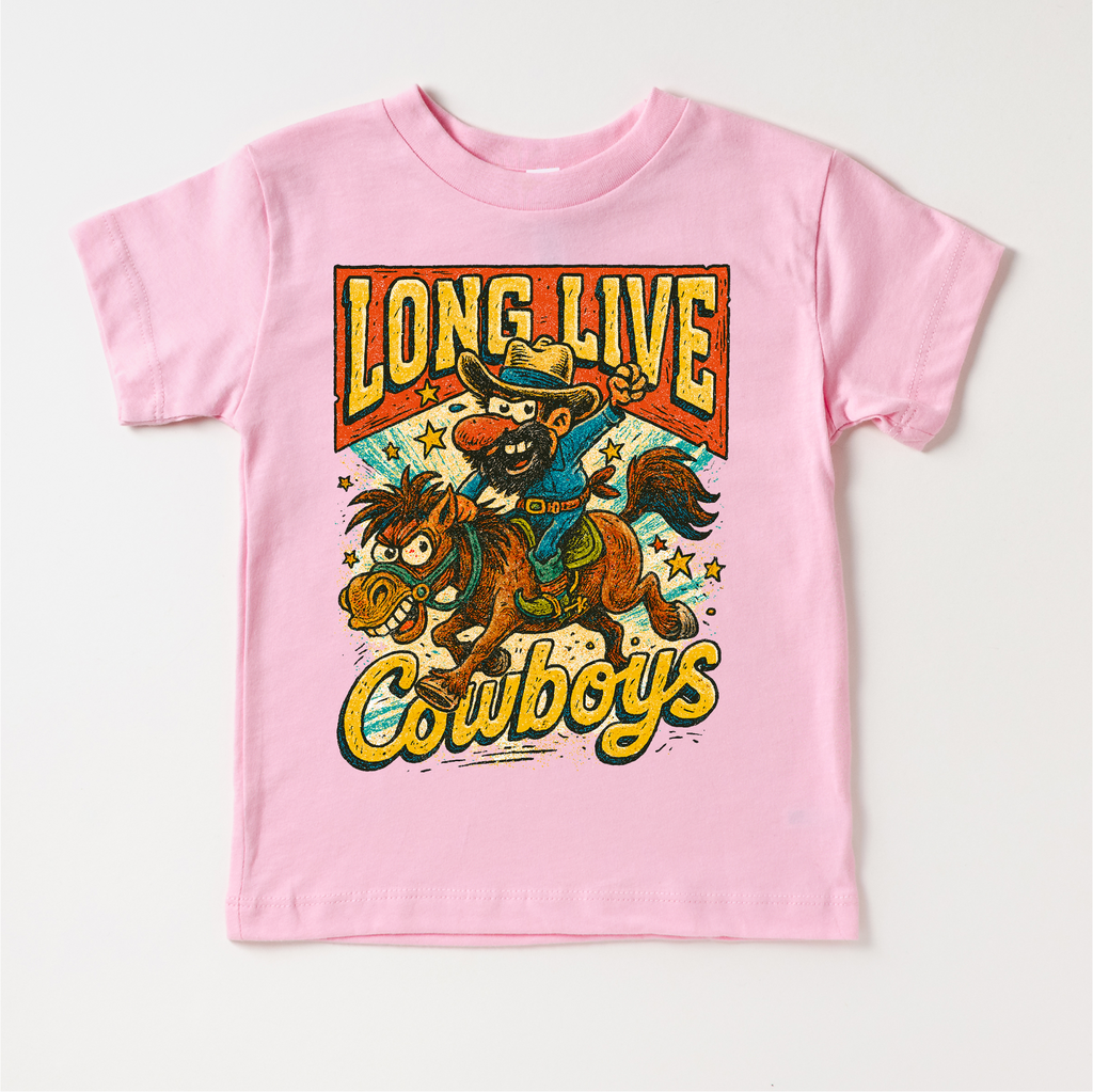 Long Live Cowboys Rodeo Country Western Shirt - Western Tee - MU98