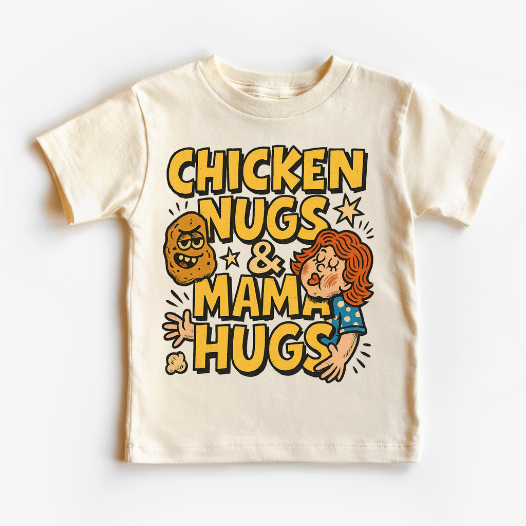 Chicken Nugs And Mama Hugs Shirt - Funny Tee