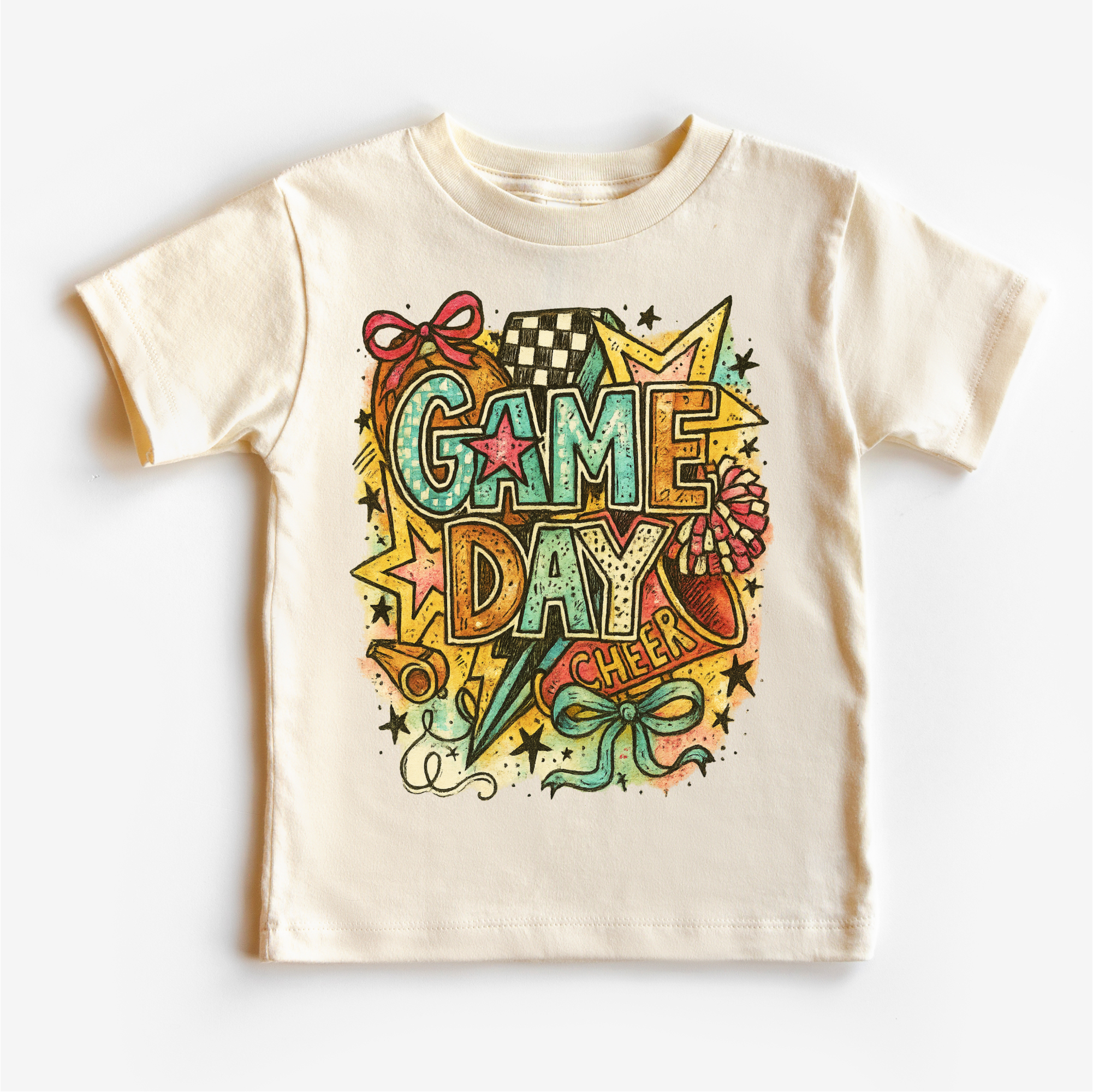 Girls Game Day Football Shirt - Football Tee - MZ46