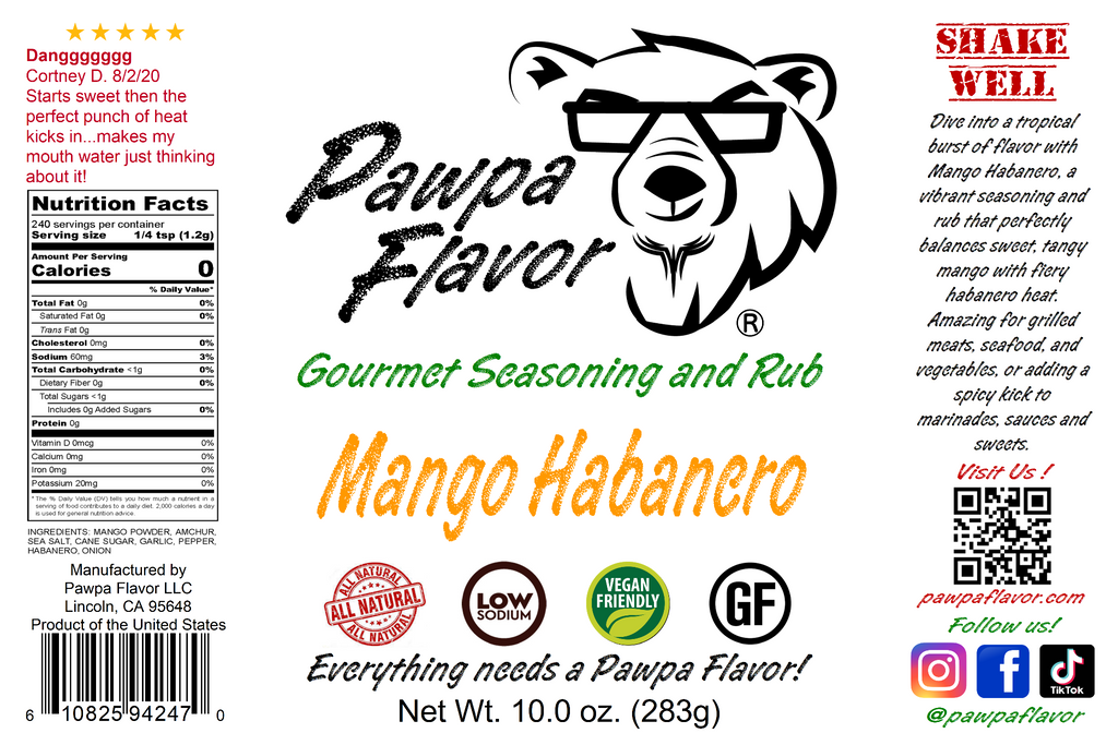 Pawpa Flavor Mango Habanero