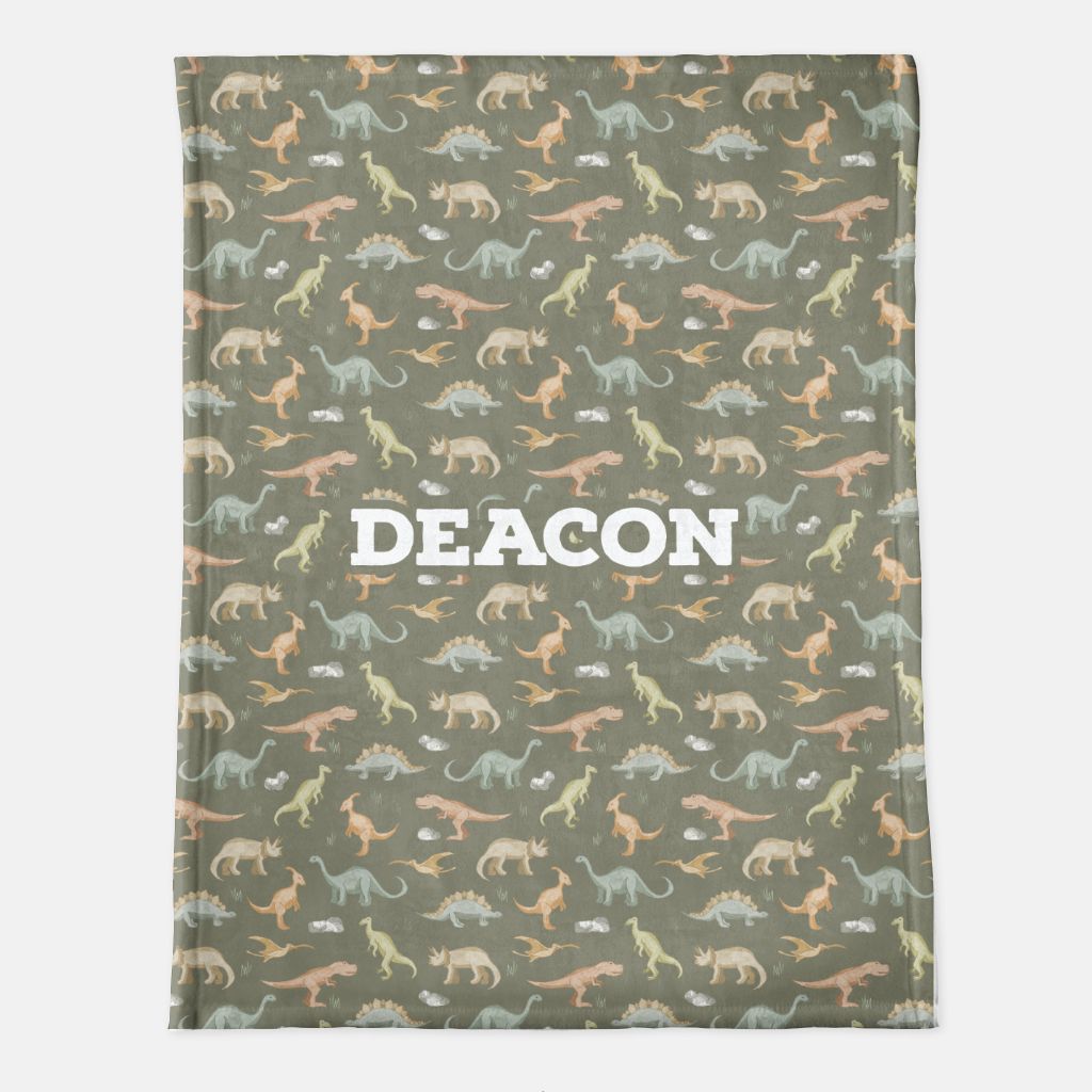 Deacon Personalized Minky Blanket