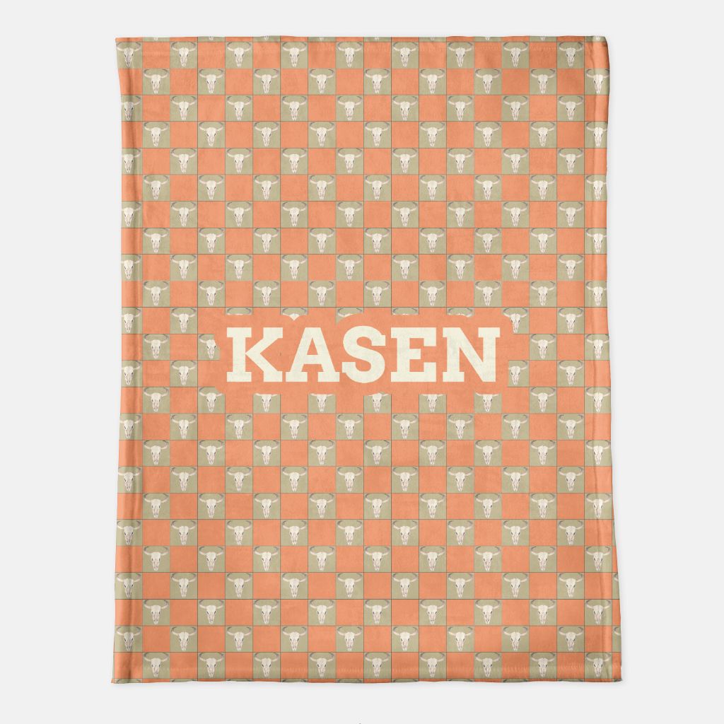 Kasen Personalized Minky Blanket