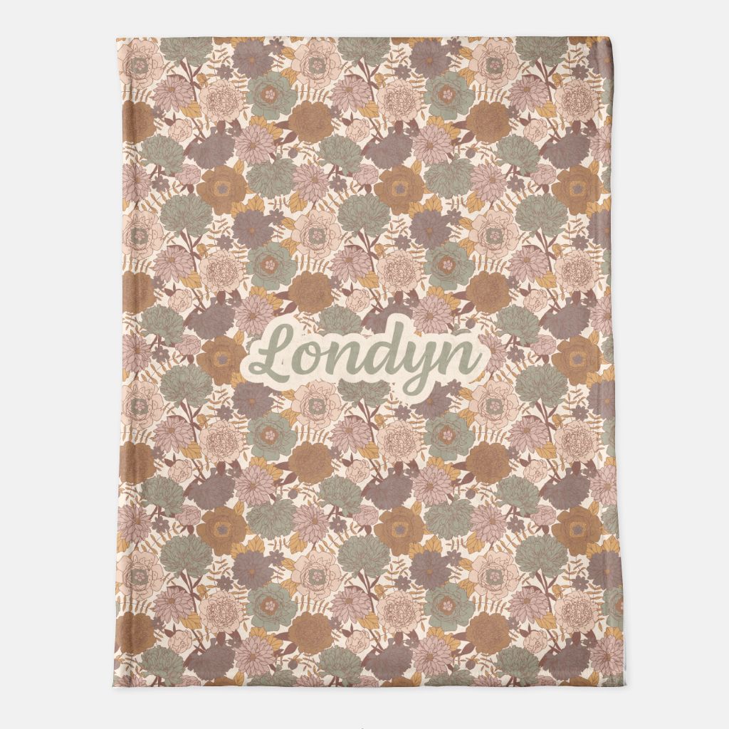 Londyn Personalized Minky Blanket