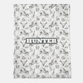 Hunter Personalized Minky Blanket