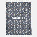 Samuel Personalized Minky Blanket
