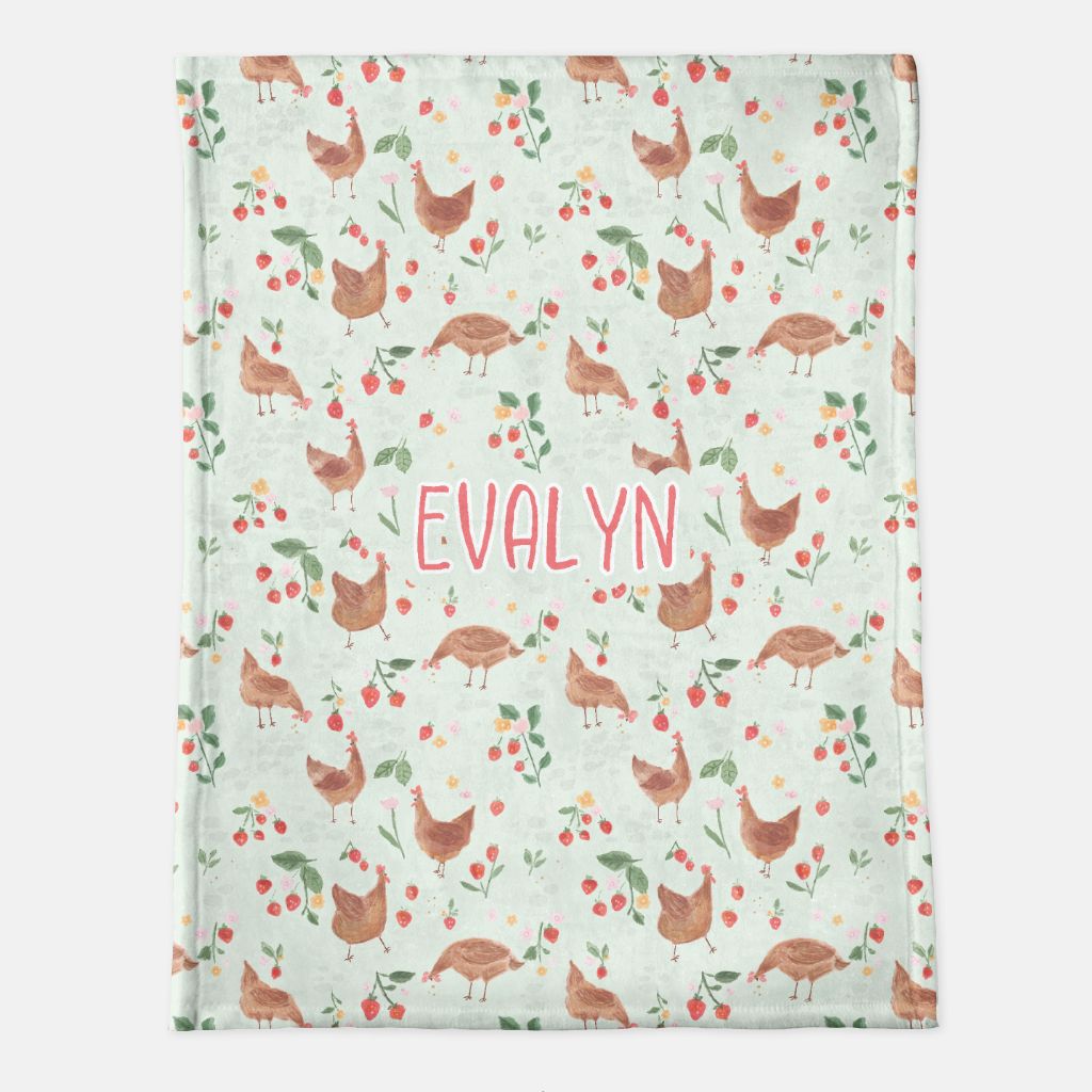 Evalyn Personalized Minky Blanket