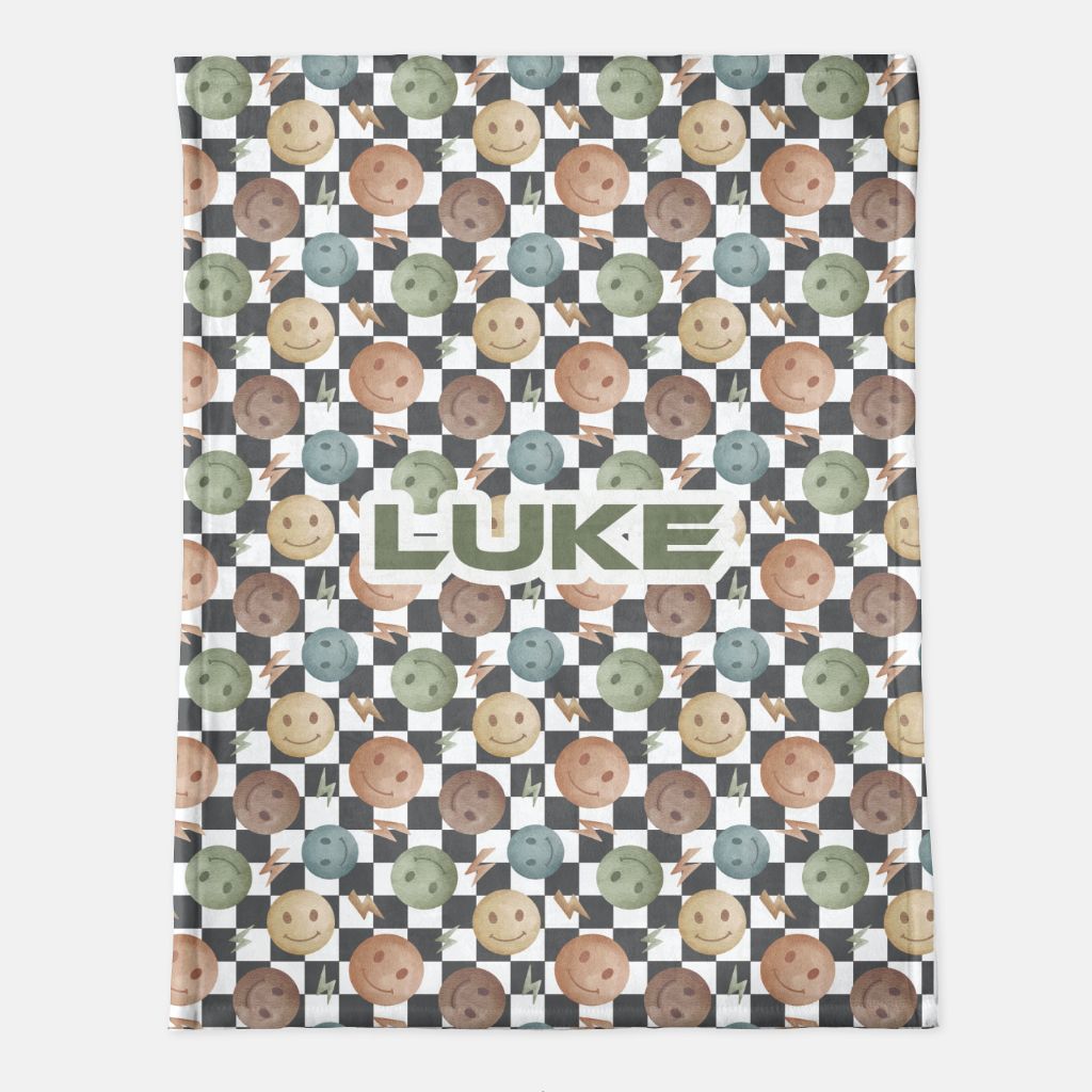 Luke Personalized Minky Blanket