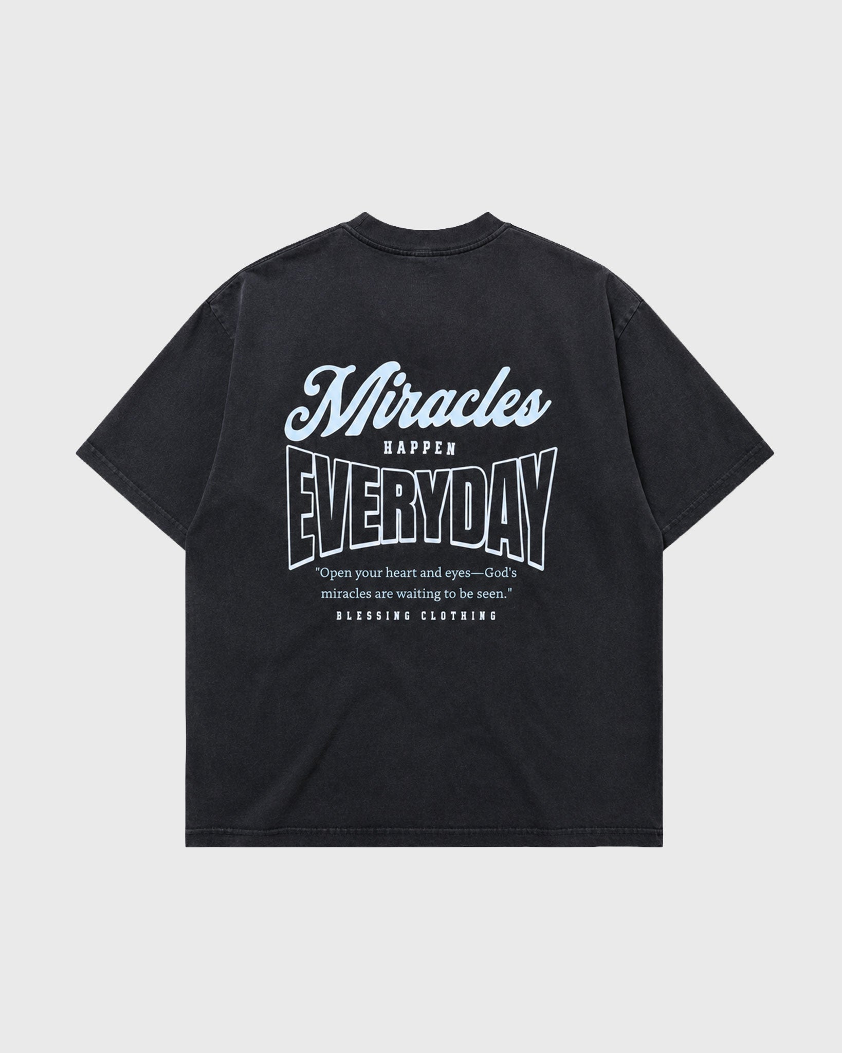 Men's Heavy Miracles Happens Everyday