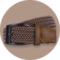 Mocha Premium Stretch Belt