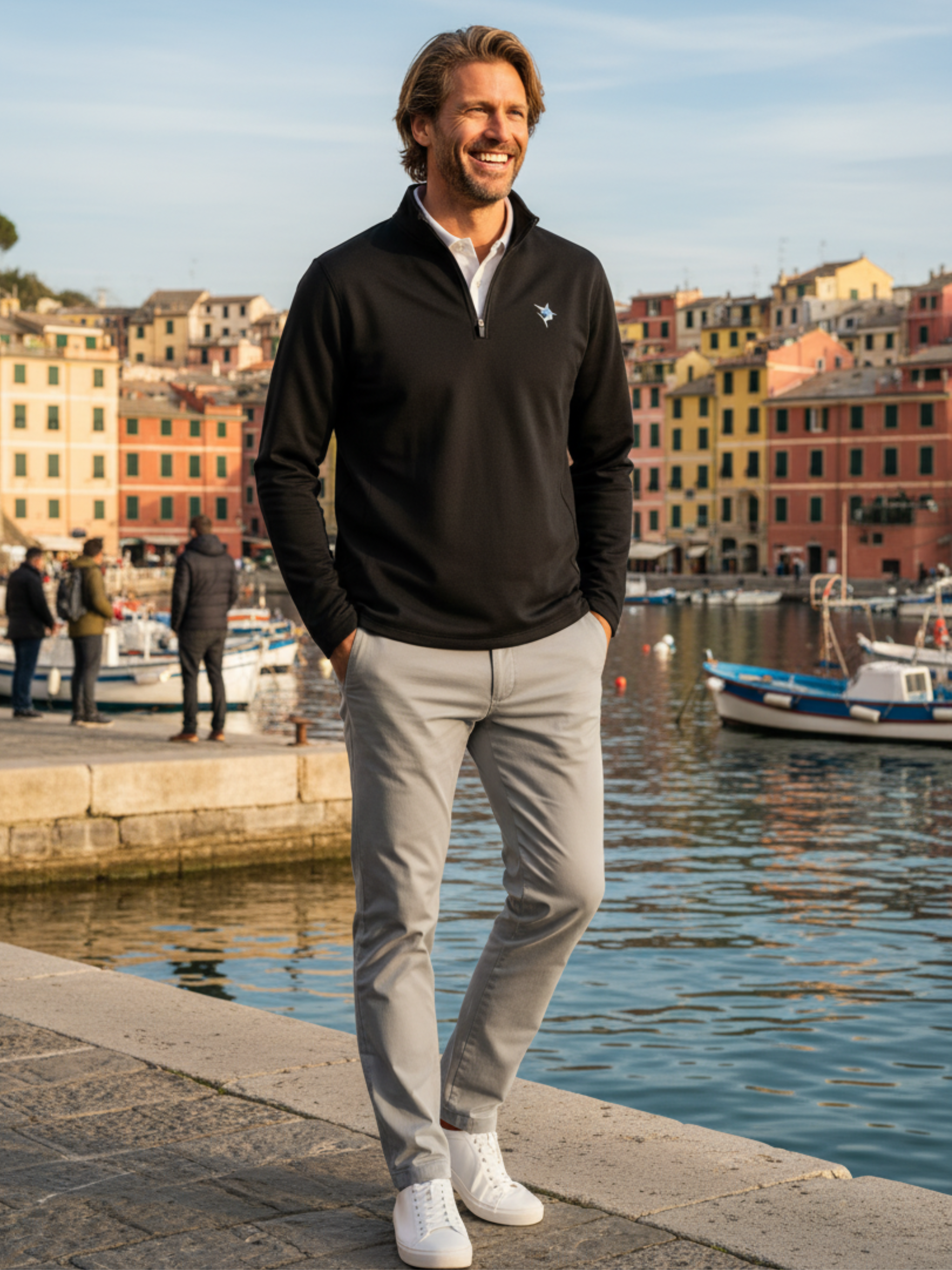 Montauk Quarter Zip Midweight Comfort