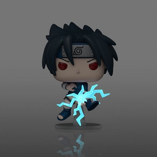 Funko POP Animation: Naruto - Sasuke Uchiha (Chidori) GlTD - Entertainment Earth Exclusive
