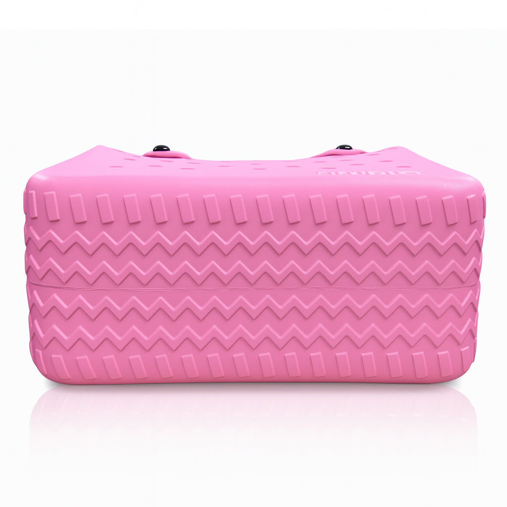 Rubber Tote Bag Set of 3 (XL/M/S) – Stylish Pink Tones EVA Bags, Great Value