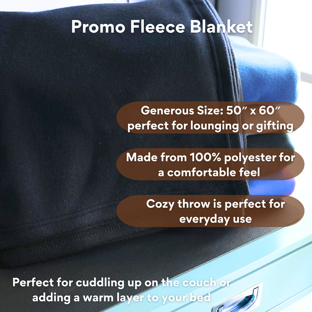 Classic Fleece Gift Blanket - Lightweight & Soft for Holiday Pack of 2