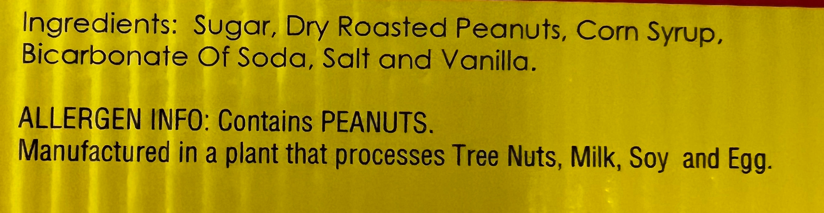 Peanut Brittle - Bag - 4oz