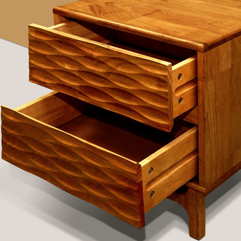 Elara Solid Wood Nightstand