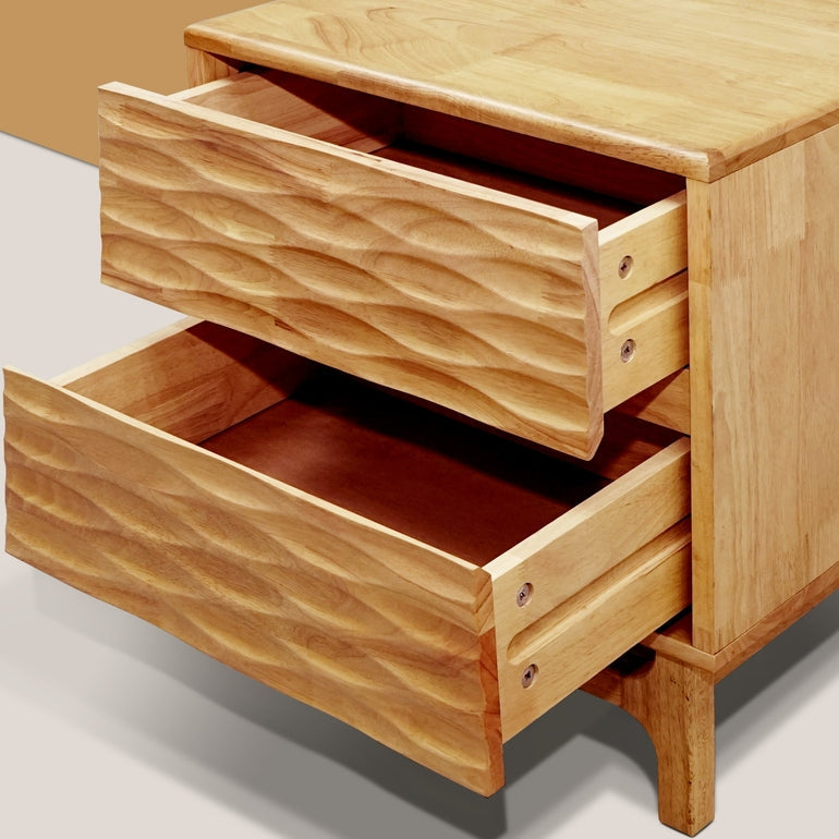 Elara Solid Wood Nightstand