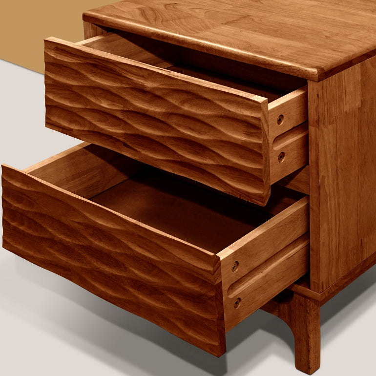 Elara Solid Wood Nightstand