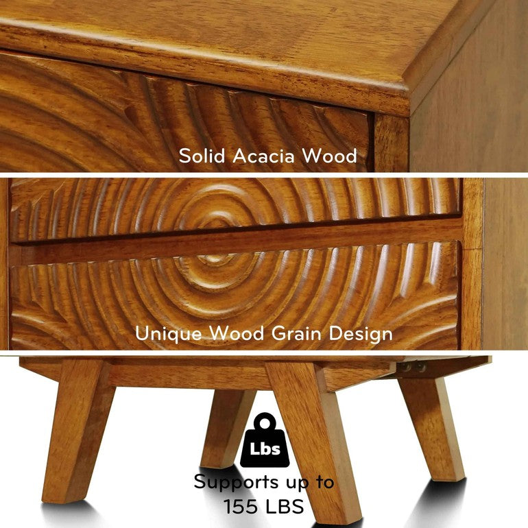 Harmony Solid Wood Nightstand