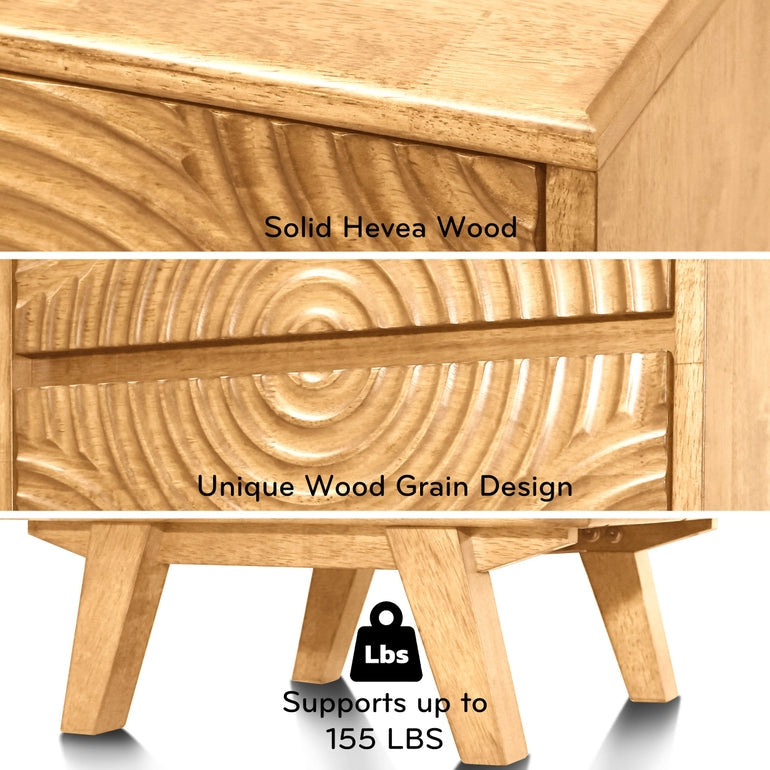 Harmony Solid Wood Nightstand