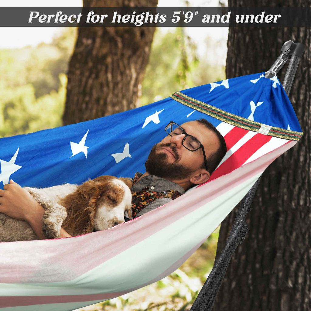 Tranquillo Uniki Canvas Hammock with Stand for Ultimate Relaxation