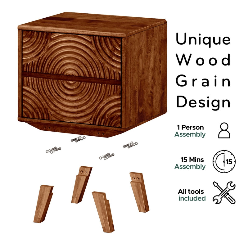 Harmony Solid Wood Nightstand