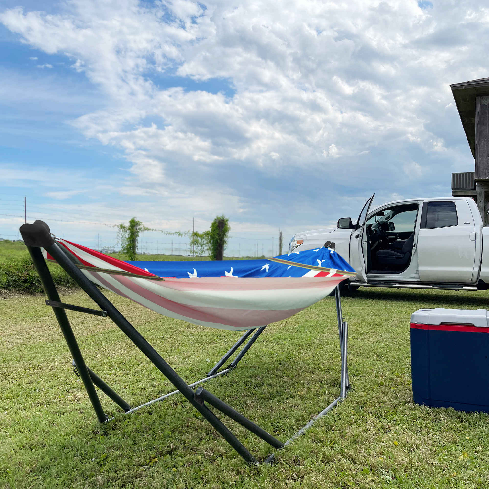 Tranquillo Uniki Canvas Hammock with Stand for Ultimate Relaxation