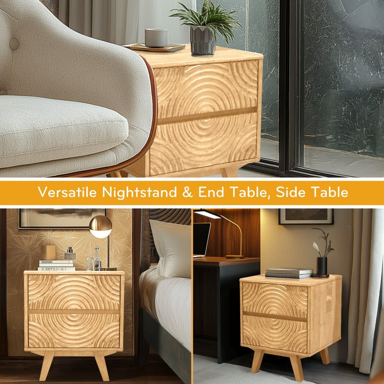 Harmony Solid Wood Nightstand