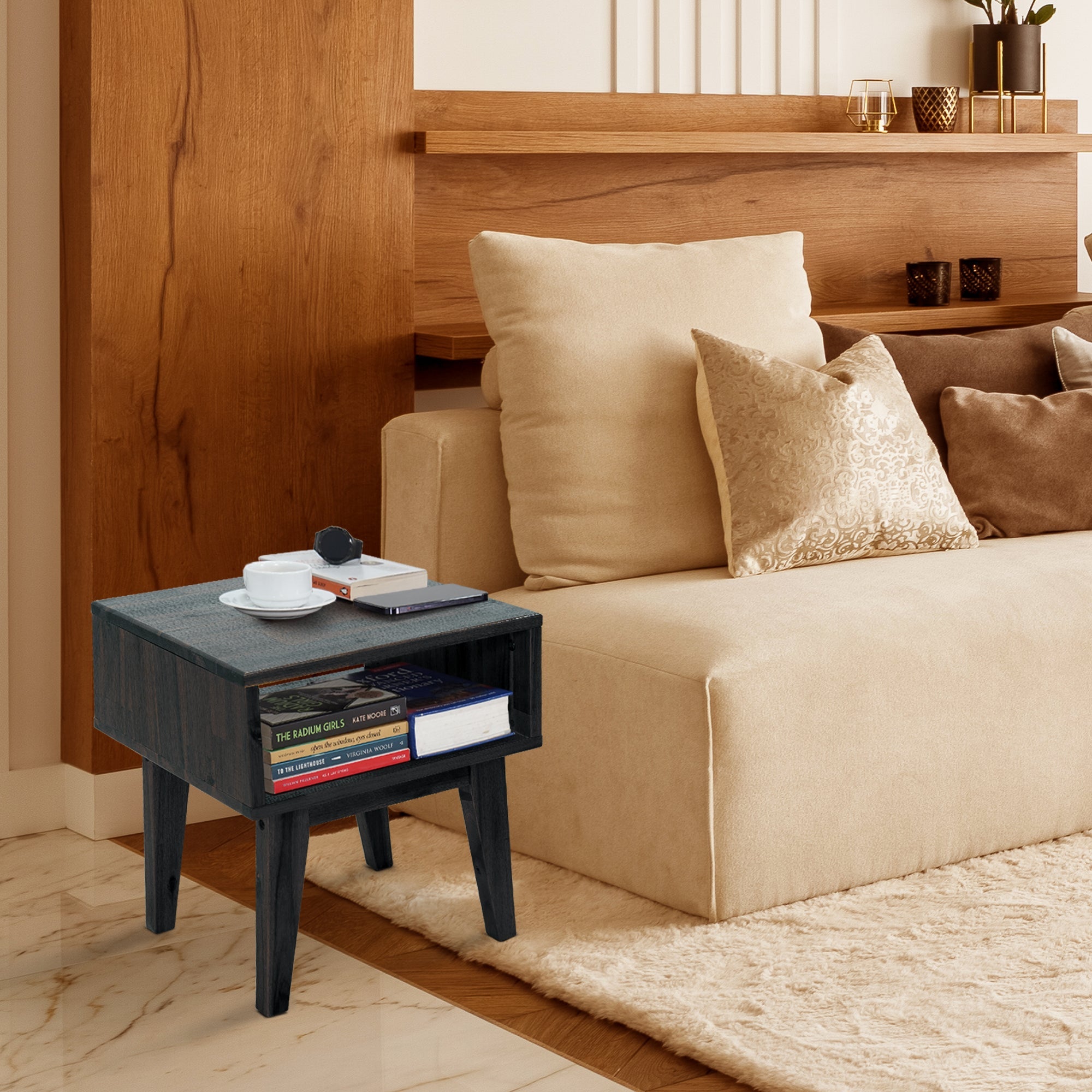Serena Solid Wood Nightstand