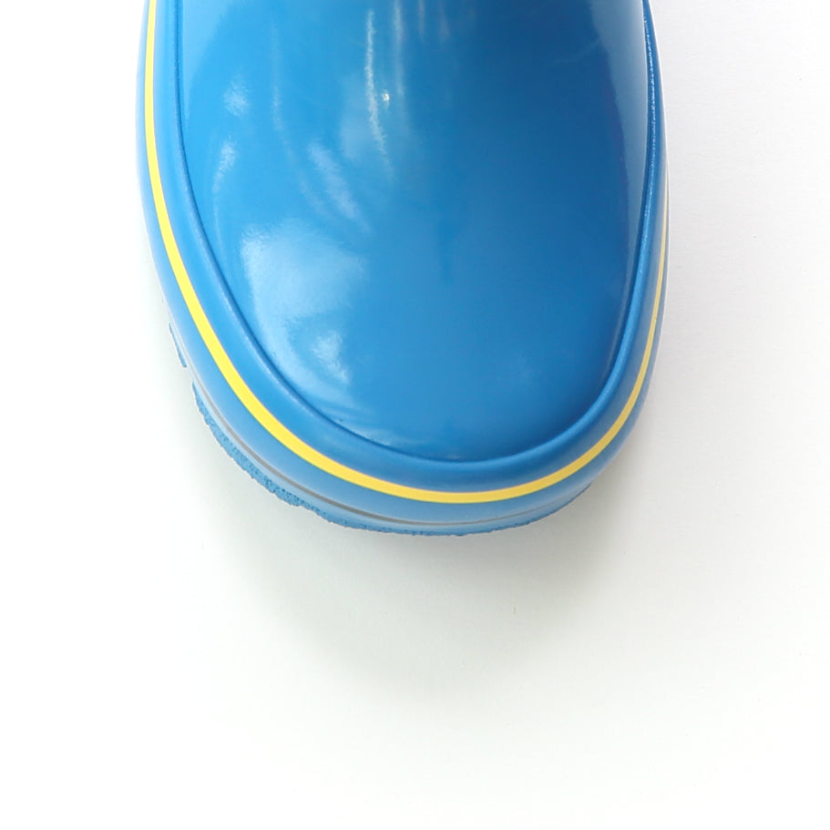 Solid Blue Rain Boot