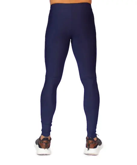 FORCE LEGGINGS - ROYAL BLUE men's compression leggings