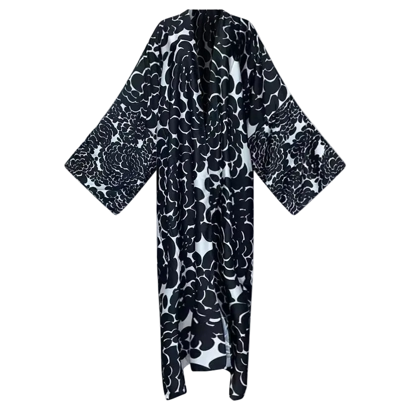 Midnight Bloom Kimono