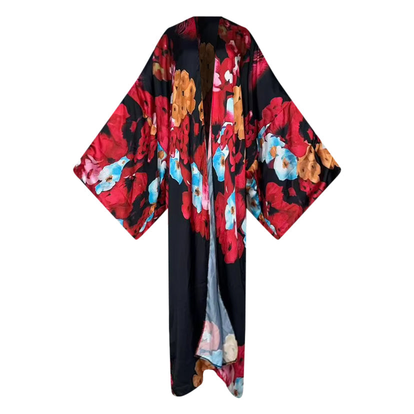 Fire & Ice Floral Kimono