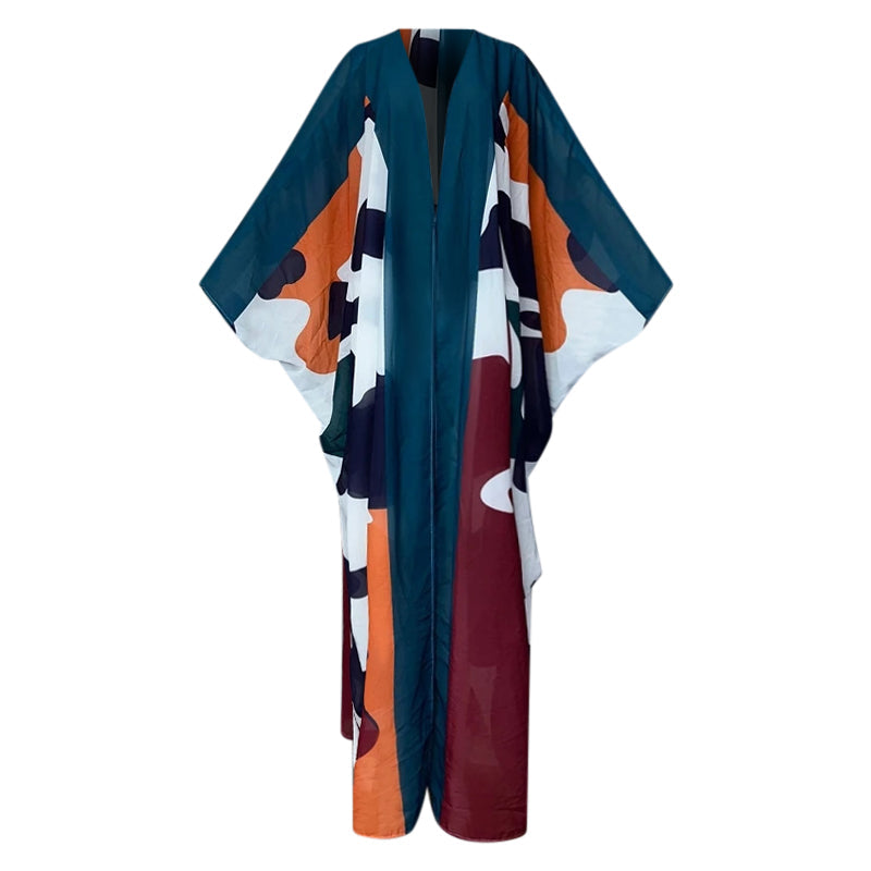 Painted Breeze Sheer Cover Up Kimono