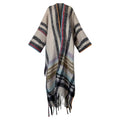 Checkmate Chic Wool Kimono