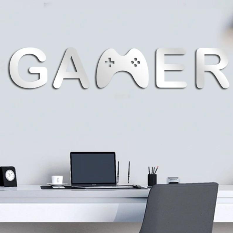 Acrylic Mirror Gamer Wall Decal