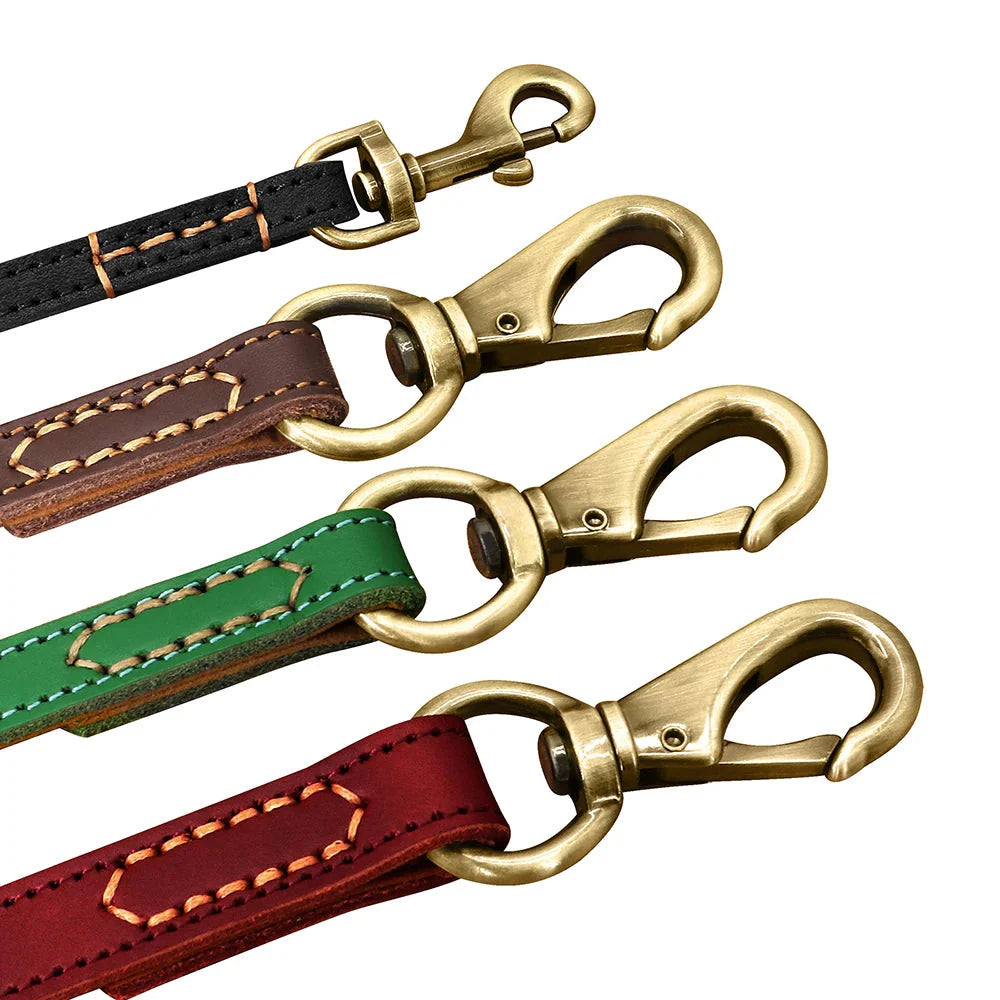 The Classic Leather Lead - Premium Dog Leash