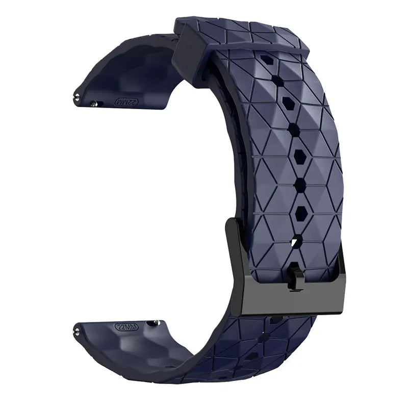 OnePlus Smartwatch Silicone Watch Band Football Pattern Quick Release Straps