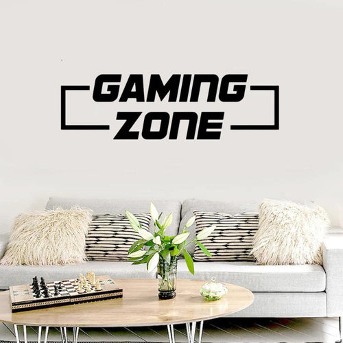 "Gaming Zone" Wall Decal