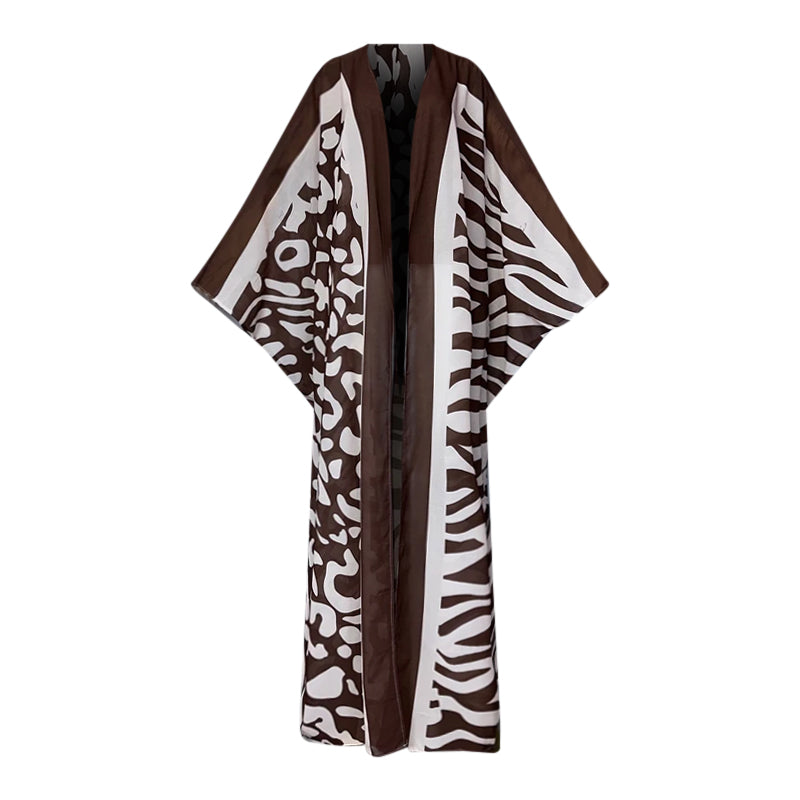 Mocha Muse Sheer Cover Up Kimono