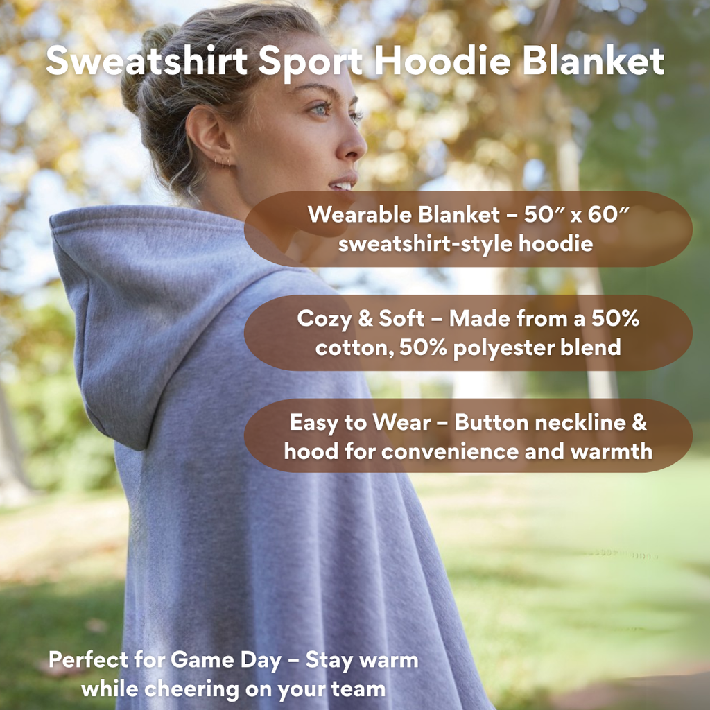 Holiday Hoodie Blanket – Warm, Wearable & Giftable