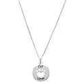 Heart U Back Cat Lover Paw Necklace